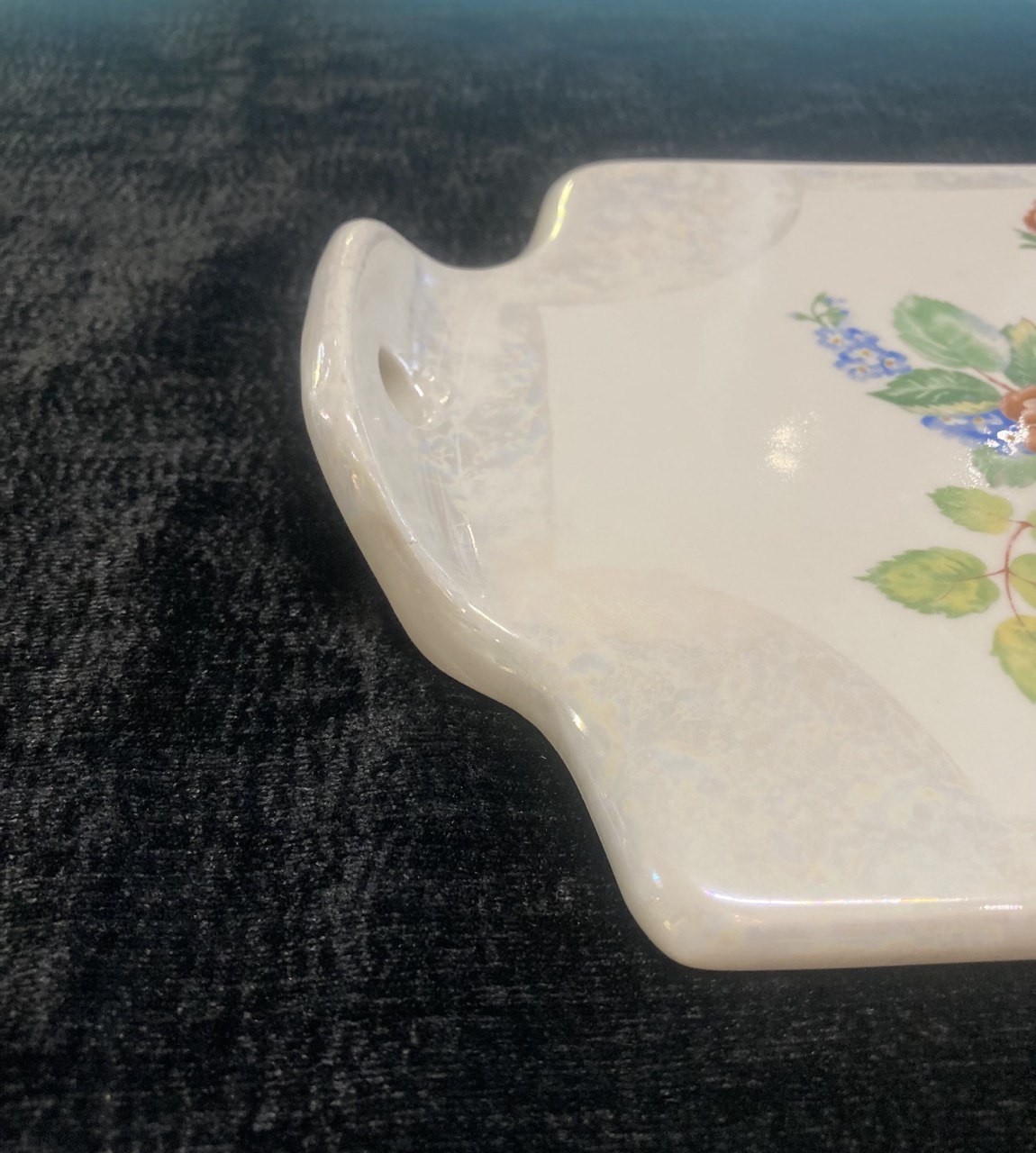 Фарфоровая сырная доска. Дулево.СССР.