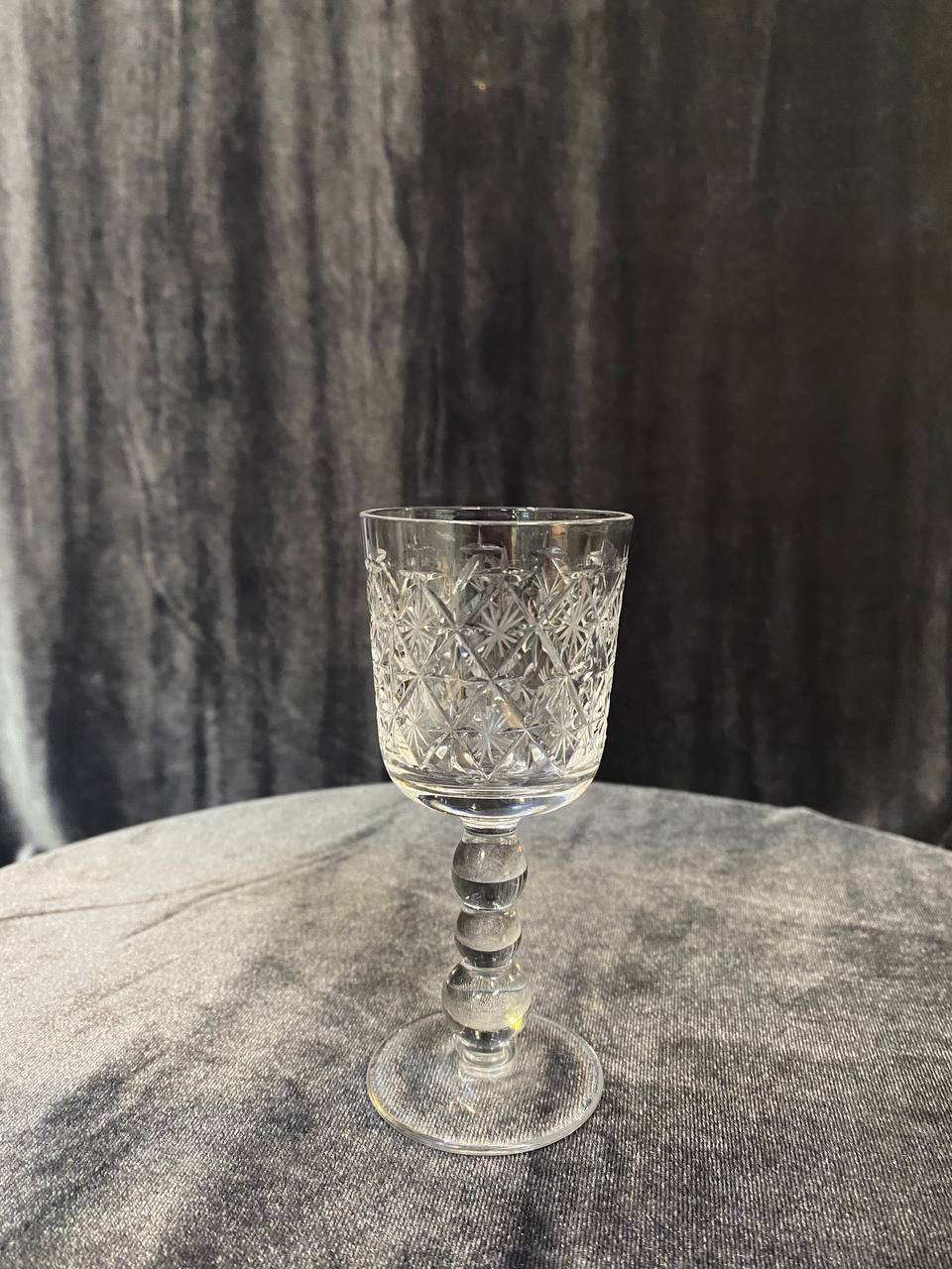 167 Рюмка гусь хрустальный серед. 20 века, 107 мм, 50мл.
