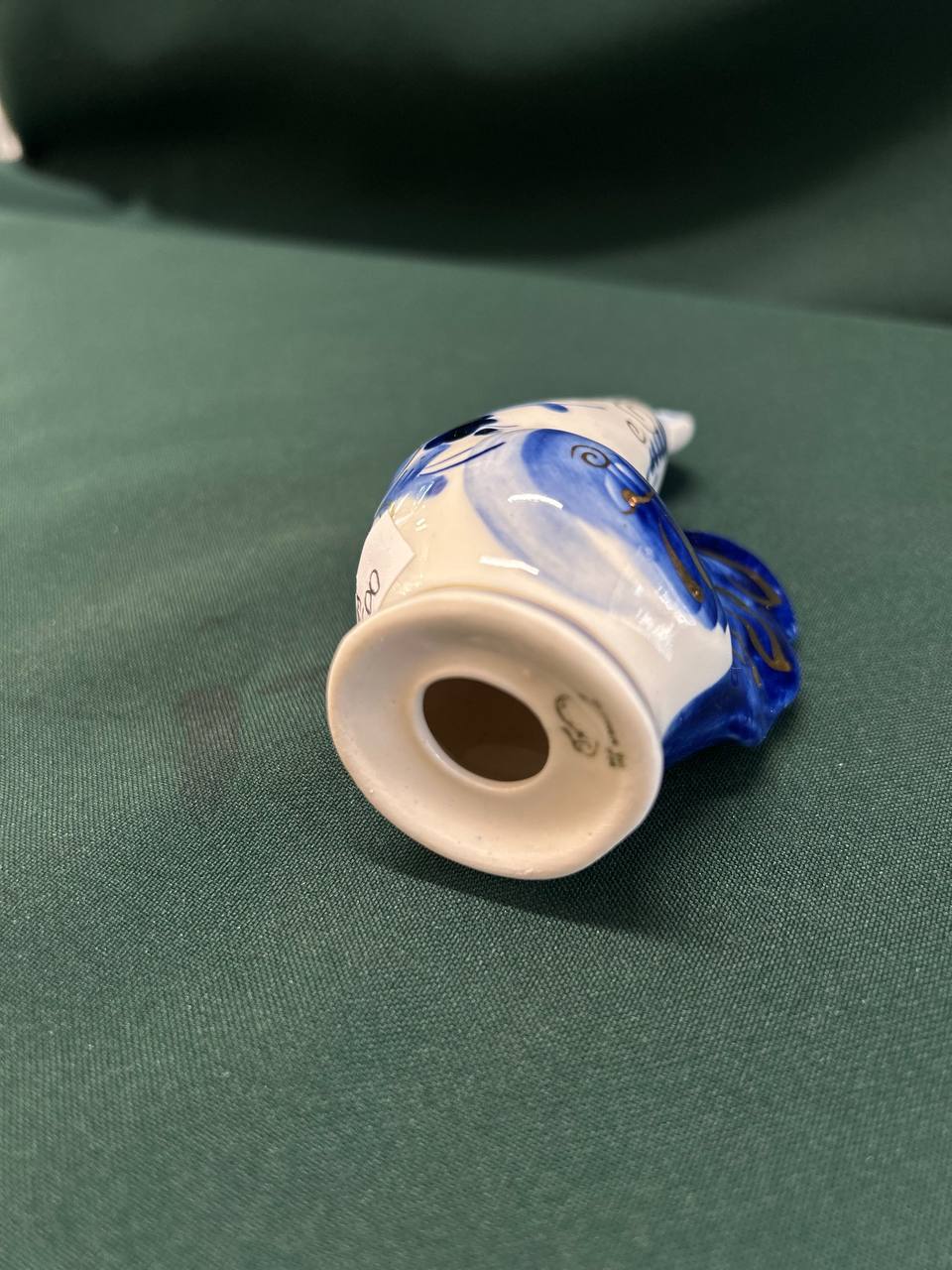 Статуэтка "Петушок", ХХ в. Гжель.