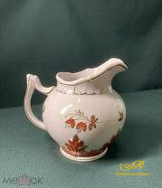 Фарфоровый молочник " Барбарис" Дулево. 1954 -1965 г.г. СССР.