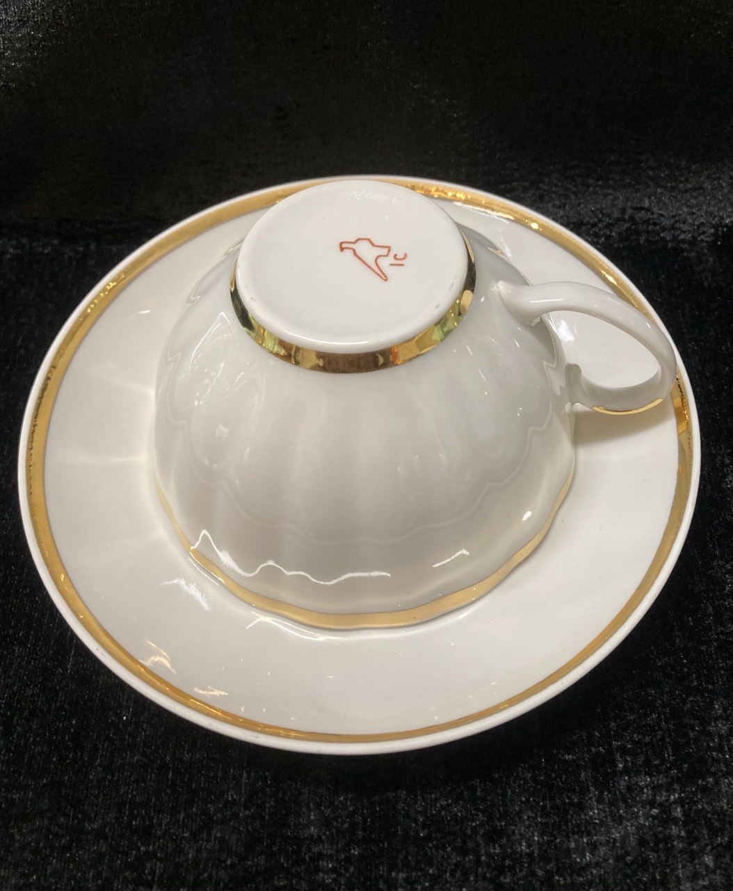 Фарфоровая чайная пара. Дулево.