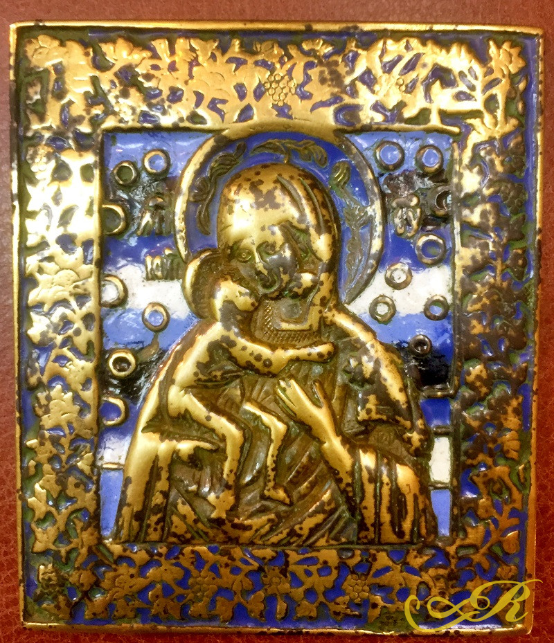 "Владимирская Божья Матерь", XVIII в.