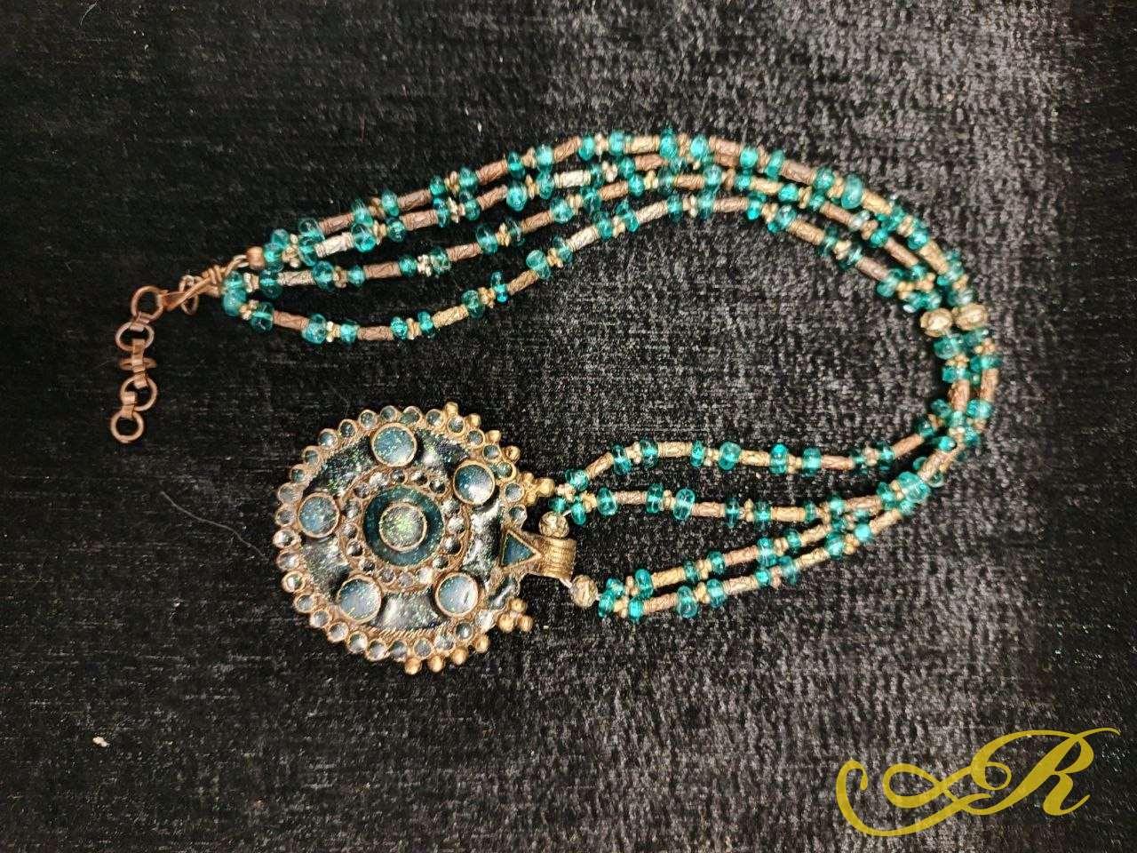  Кулон мандала. Стиль БОХО.Бронза. Натуральные камни.Этника винтаж.Сакральный символ гармонии и баланса