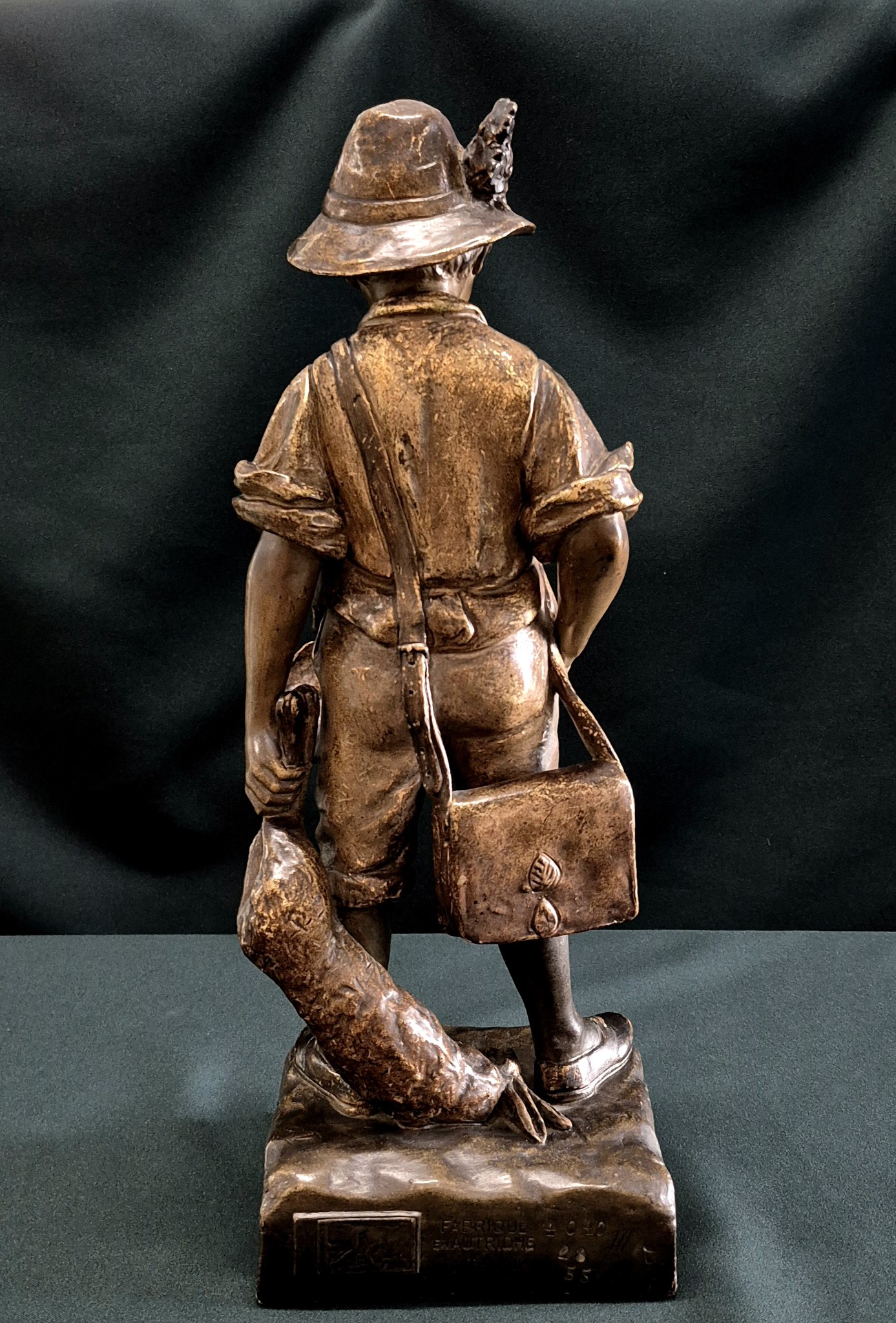 Скульптура "Юный охотник", Австрия, конец XIX - начало XX в.