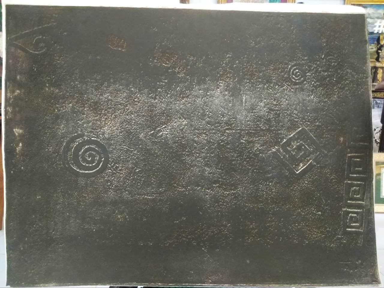 Иллюстрация, узоры на темном