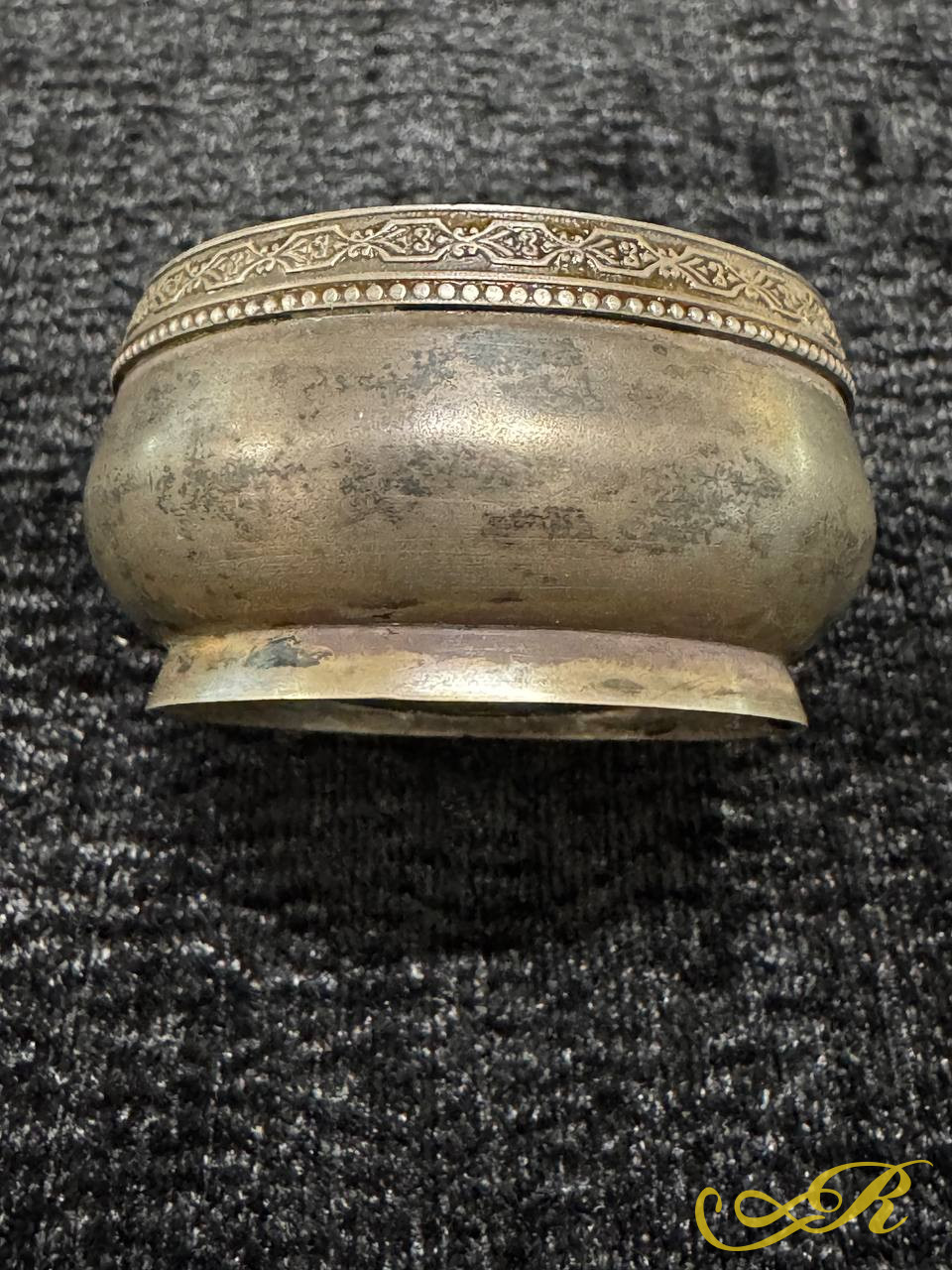 Солонка серебро 875 пробы