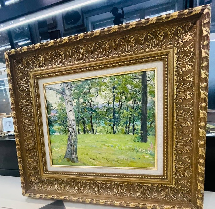 Художник Х. Якупов, "Береза"