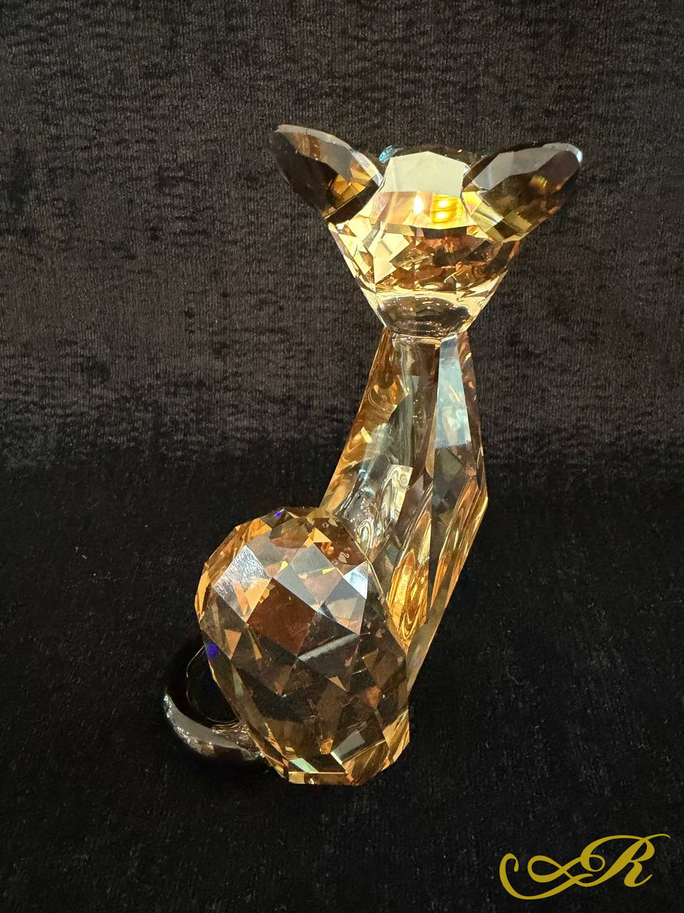 Swarovski «Кошка» — оригинальная хрустальная фигурка Swarovski с клеймом