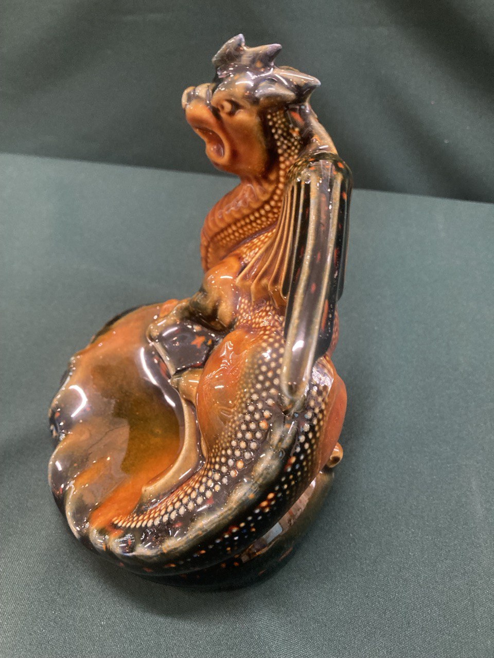 Пепельница " Дракон" Керамика. СССР.