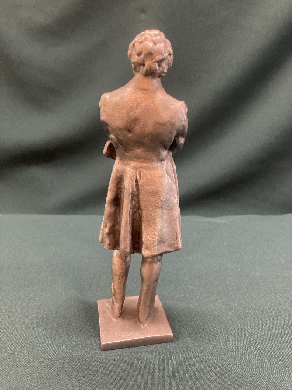 Статуэтка  " А.С. Пушкин". Силумин, СССР.