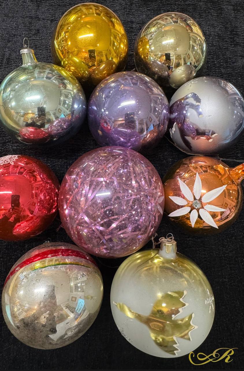 Елочные шары СССР