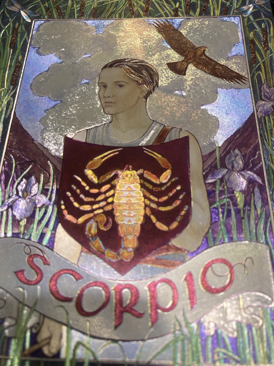 Открытка " Скорпион" Англия.