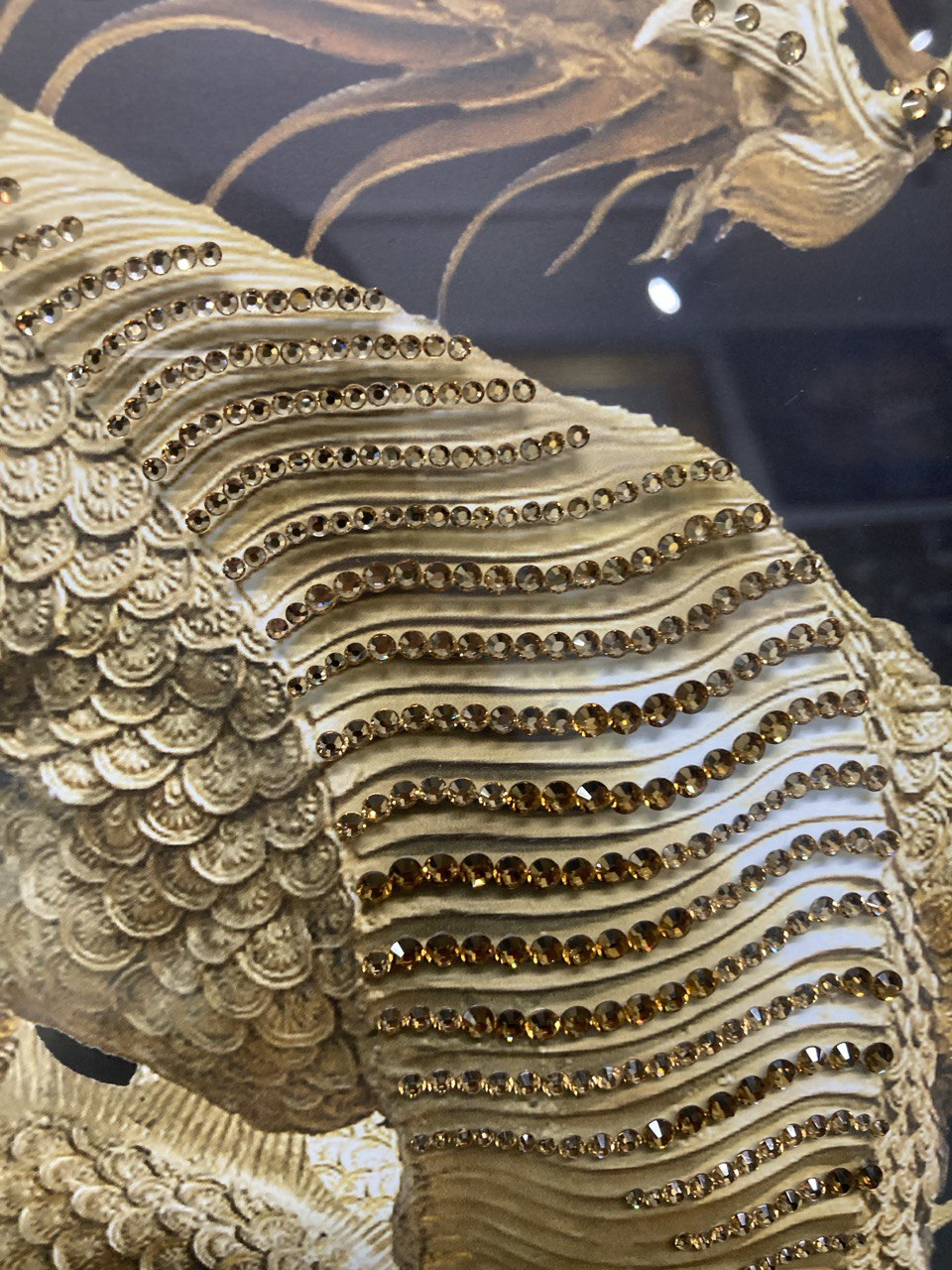 Панно Swarovski « Дракон» Размер 40 х 30.см.