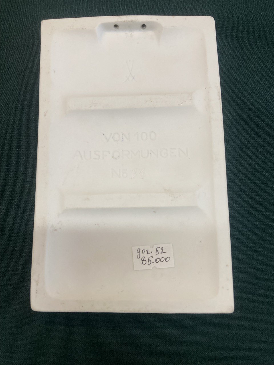 Новогодняя бисквитная плашка, Мейсен 1931 года, всего 100 экземпляров