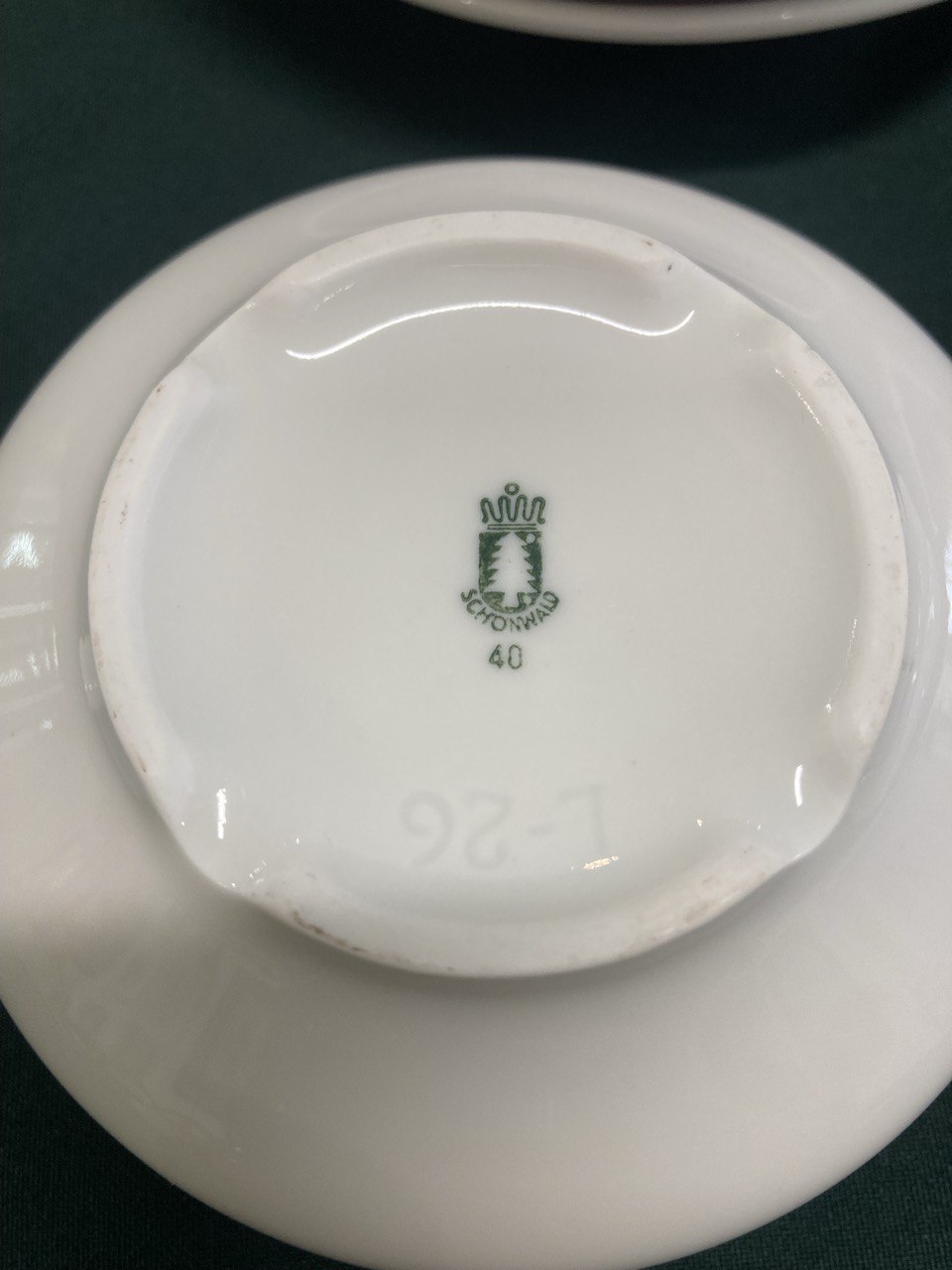 Фарфоровые суповые чаши. Компания Schonwald. Германия.