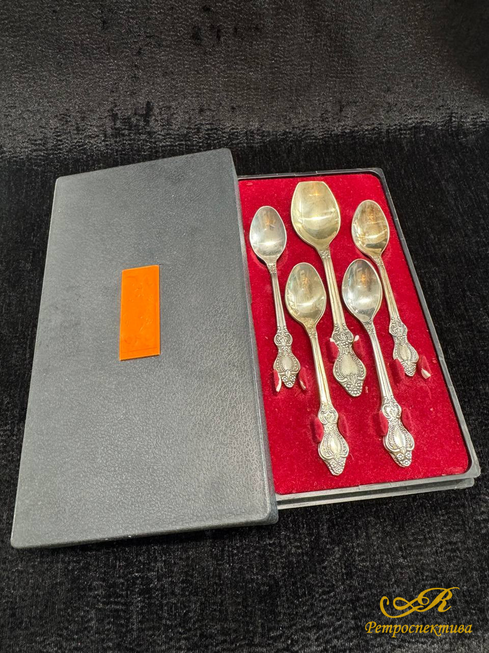 Столовый (дисертный) набор из мельхиора, покрытый серебром