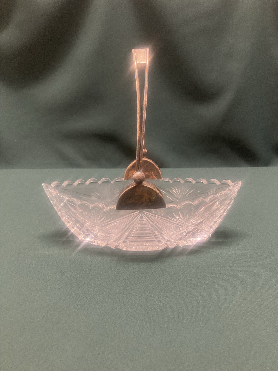 Ваза с серебряной ручкой.СССР.