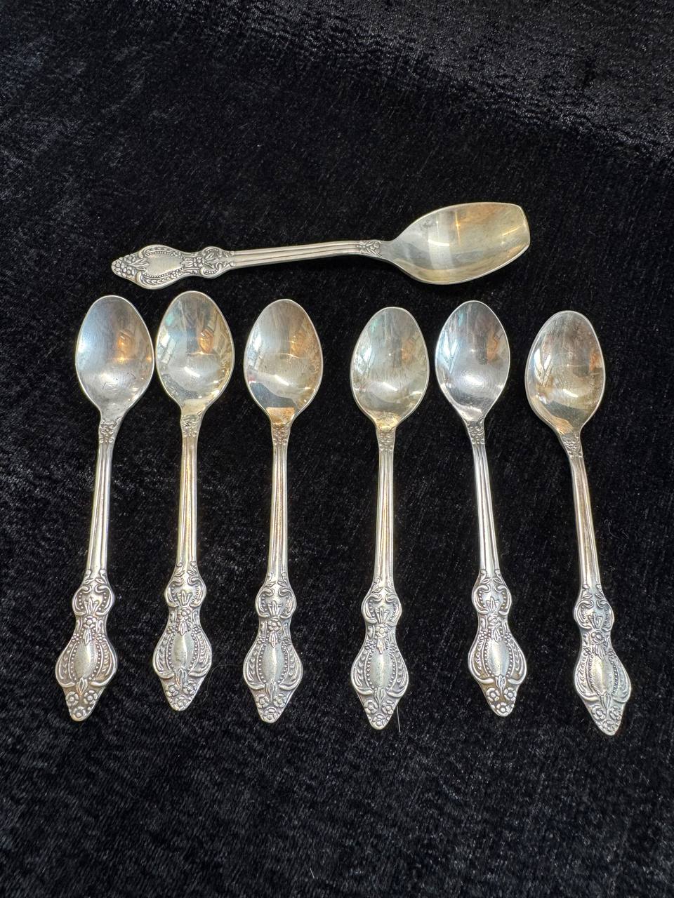 Столовый (дисертный) набор из мельхиора, покрытый серебром