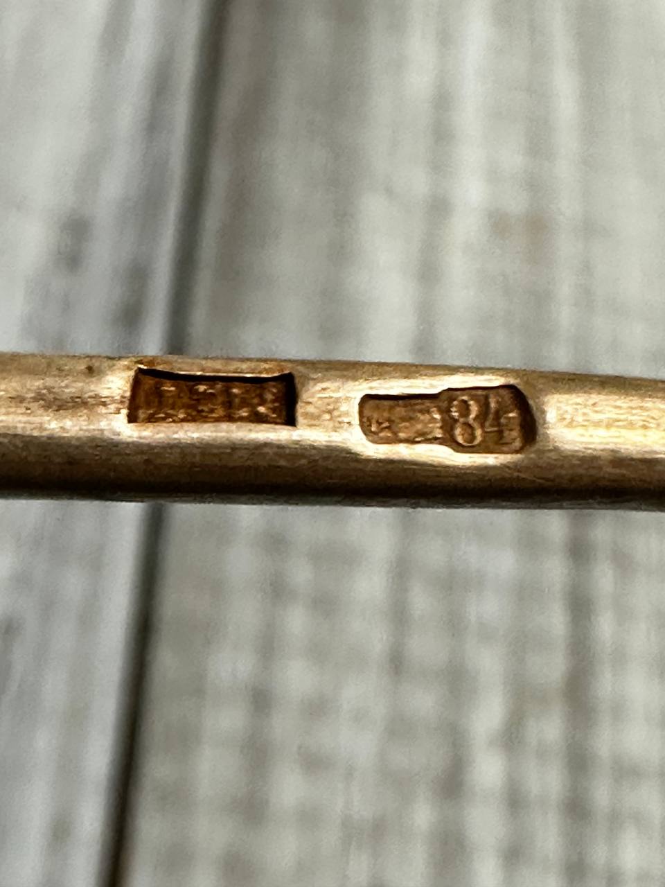 Ложки 2 шт. серебро 84 пр, Общий вес 41 грамм,  14 см