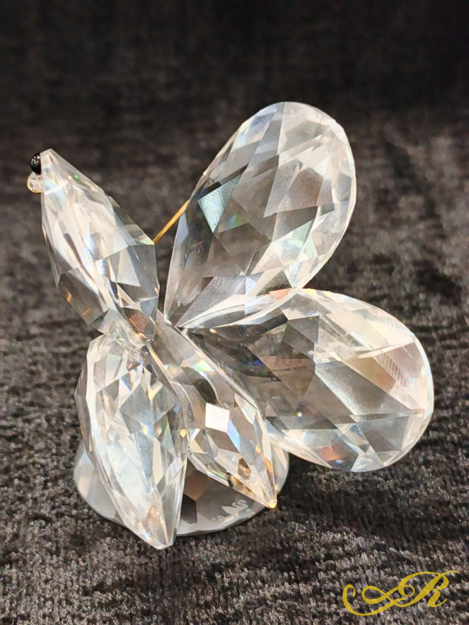  Swarovski Стрекоза. Оригинал. Оригинальная хрустальная фигурка. Клеймо. В-5 см. Ш-5,3 см.