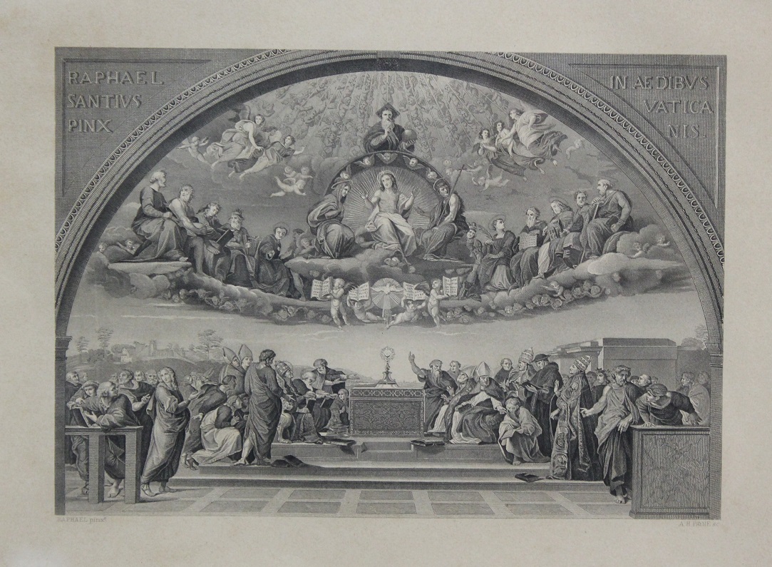 Гравюра "Библейский сюжет", сер. XIX в. Европа