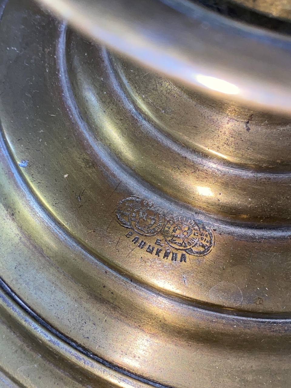 Самовар Б. Ваныкино и поднос из меди