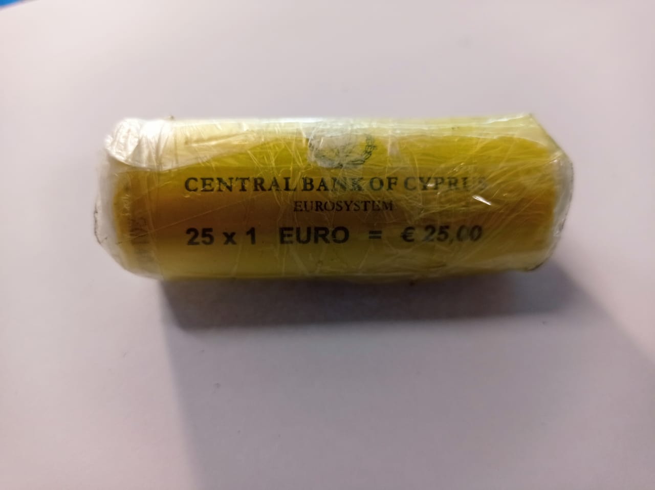 1 Евро, туба 25 шт., Новые