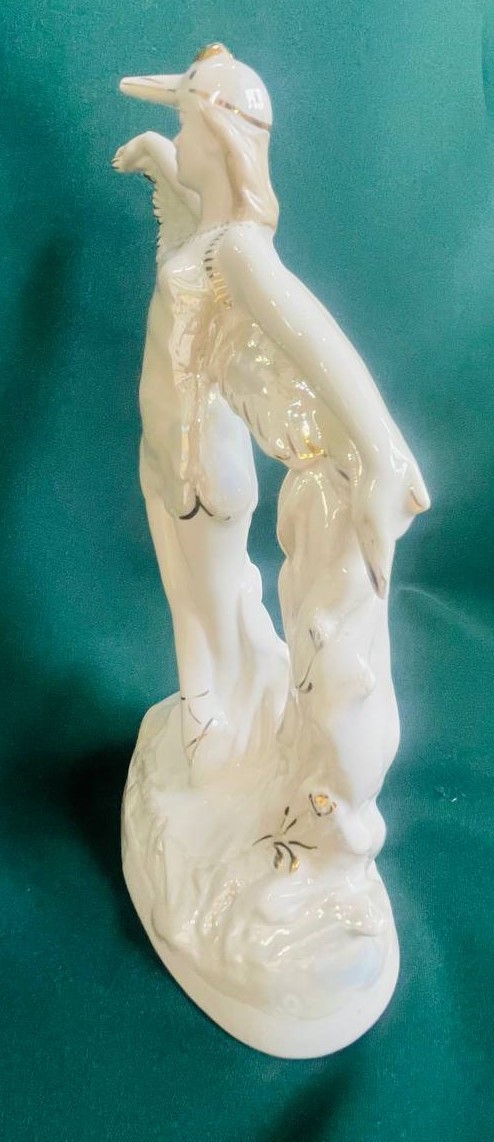Фарфоровая статуэтка "Балерина Аист" Вербилки.