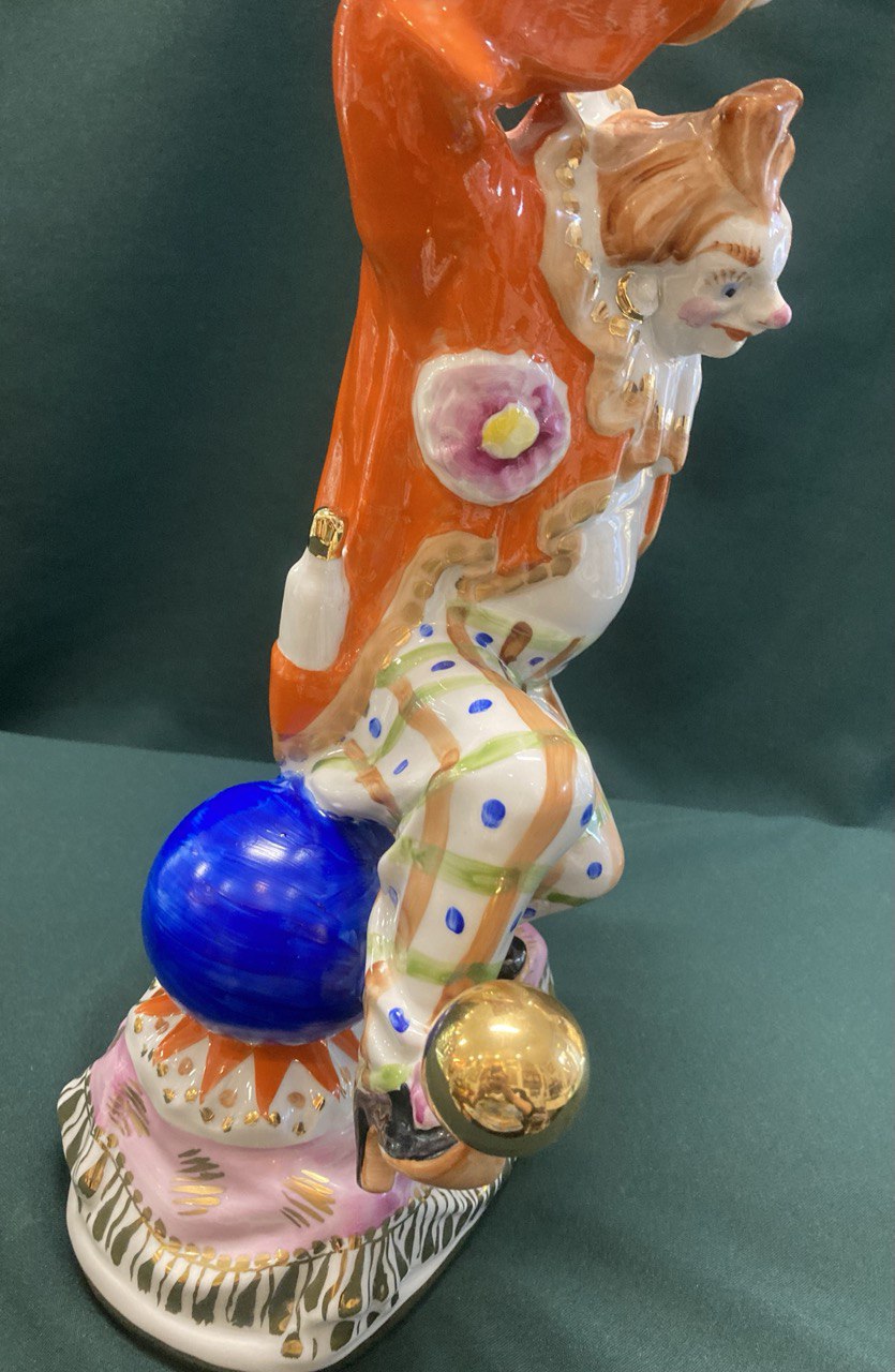 Клоун с шарами. Вербилки. СССР