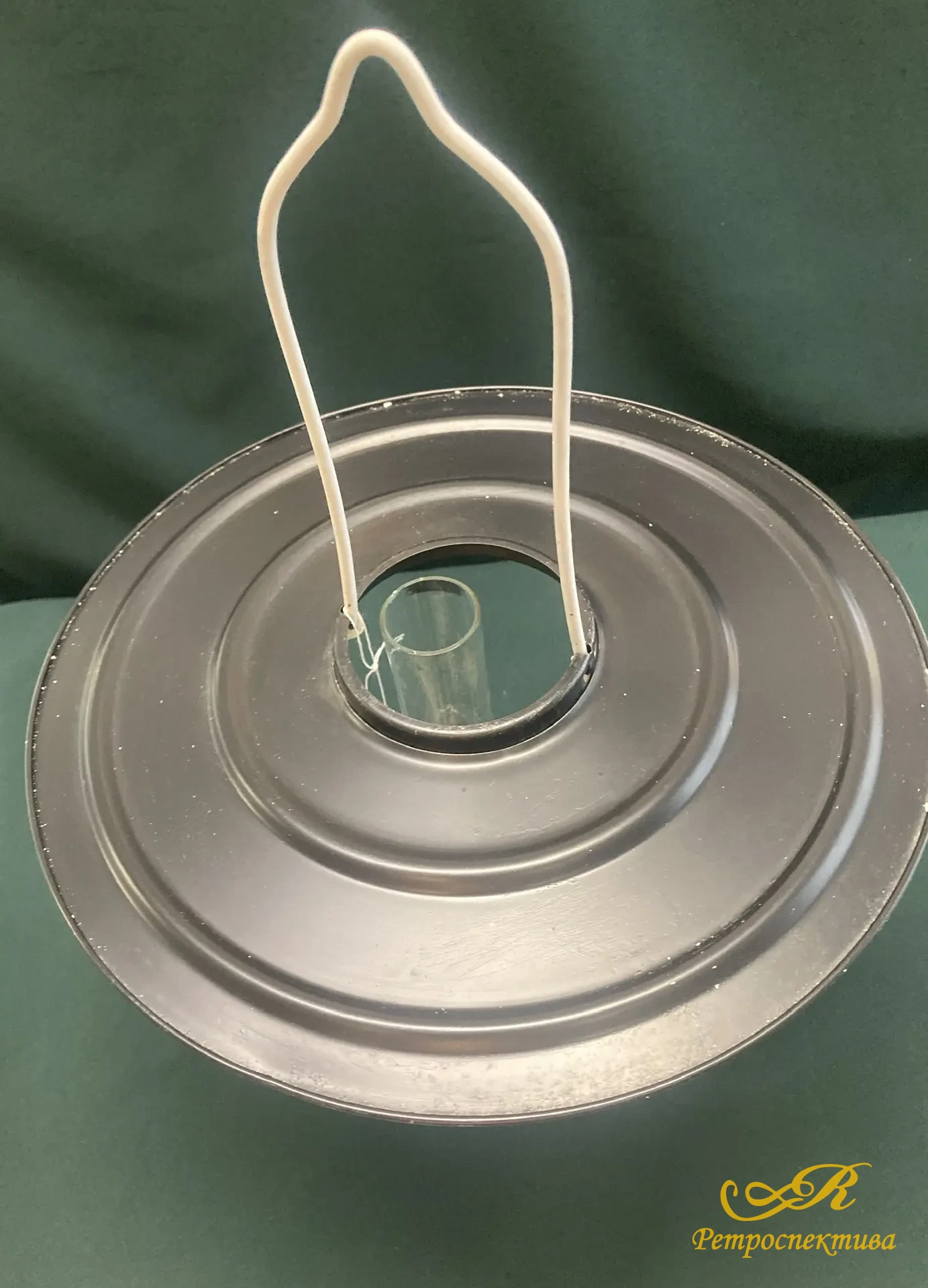 Лампа керосиновая с плафоном. Винтаж.  Новая.