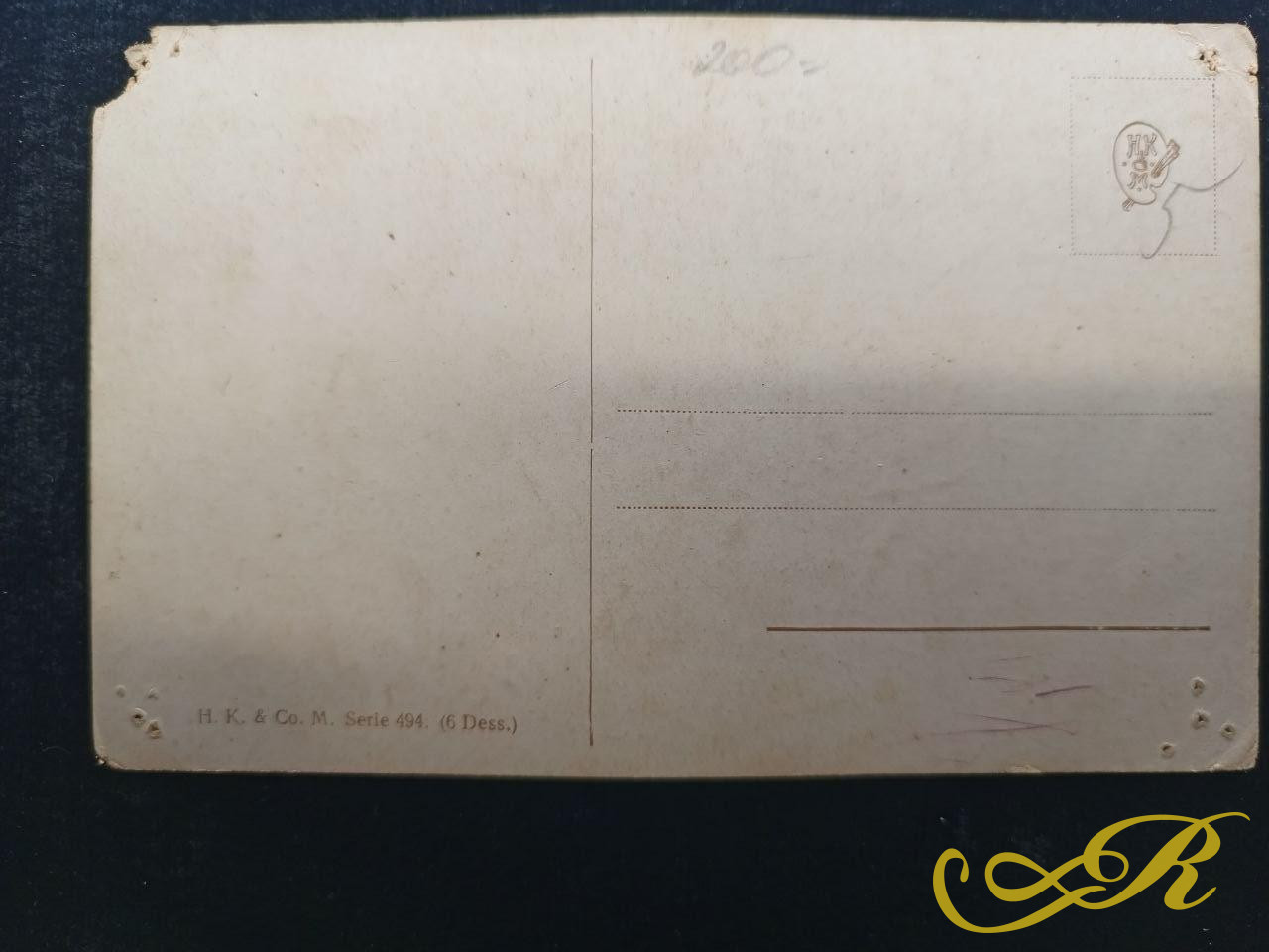  открытка Коллекционная почтовая(посткроссинг или антиквариат) Охота на оленей