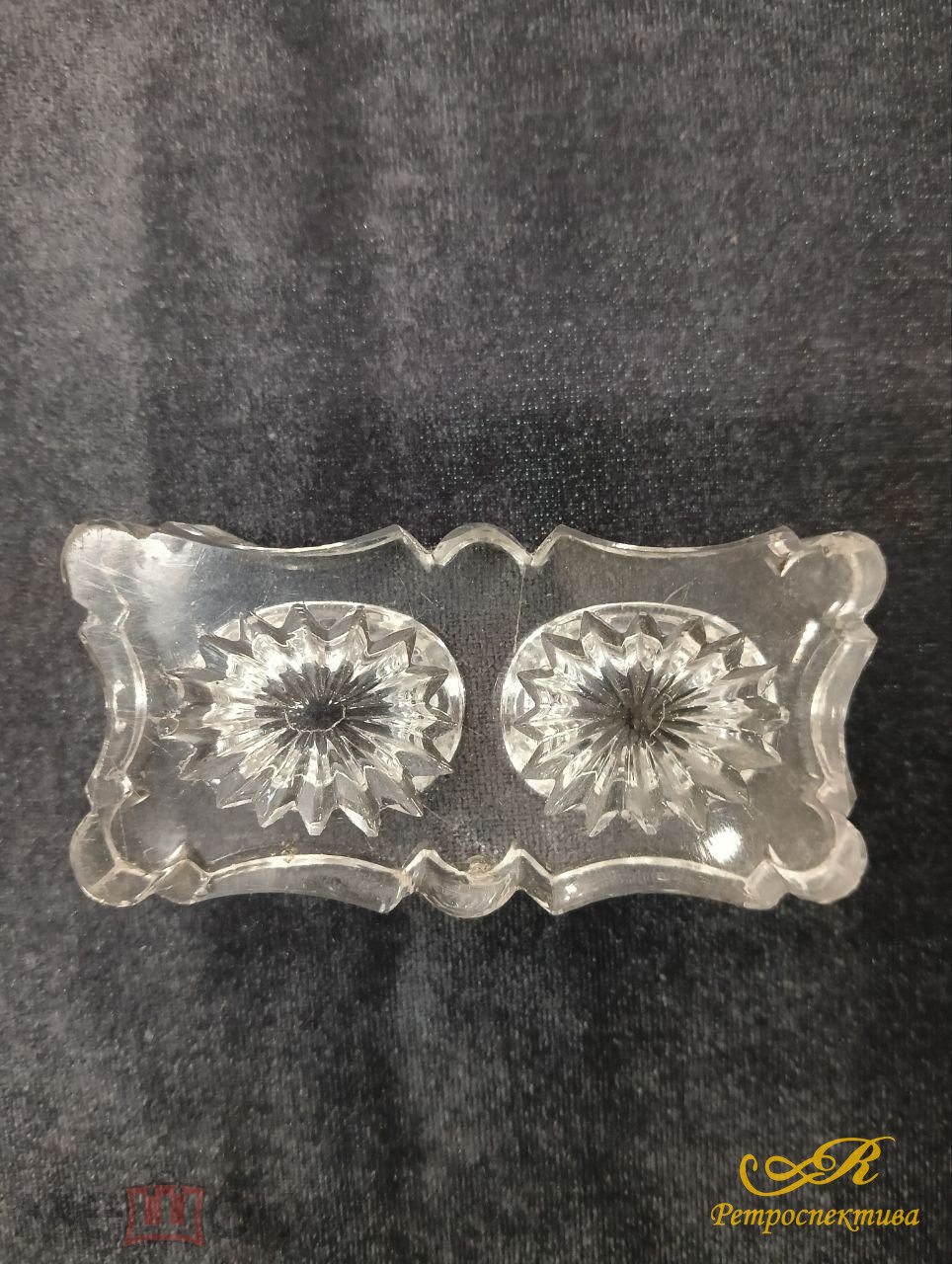 Солонка-перечница, Мальцевское стекло XIX век