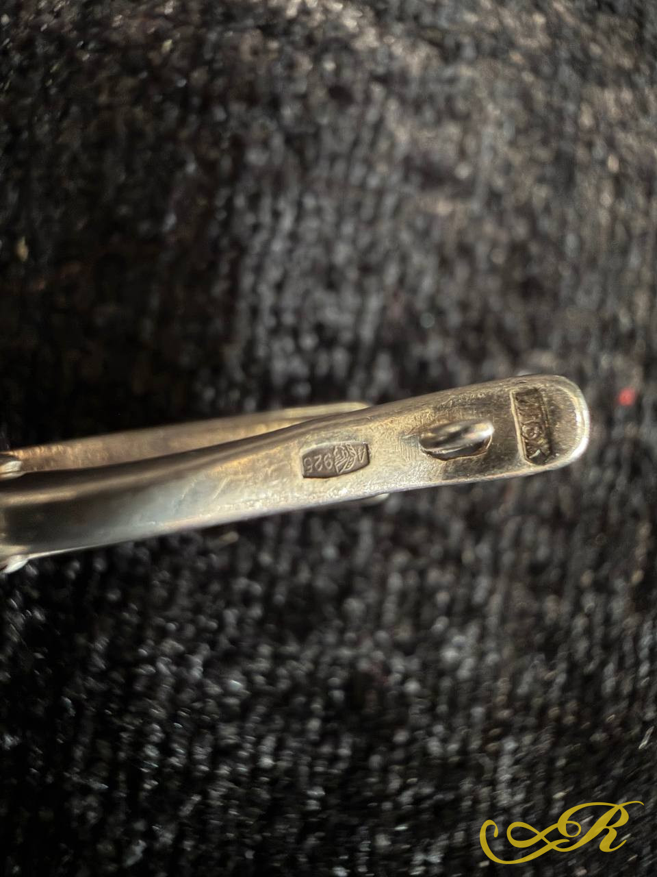 Винтажные серьги СССР, серебро 925 пр, агат