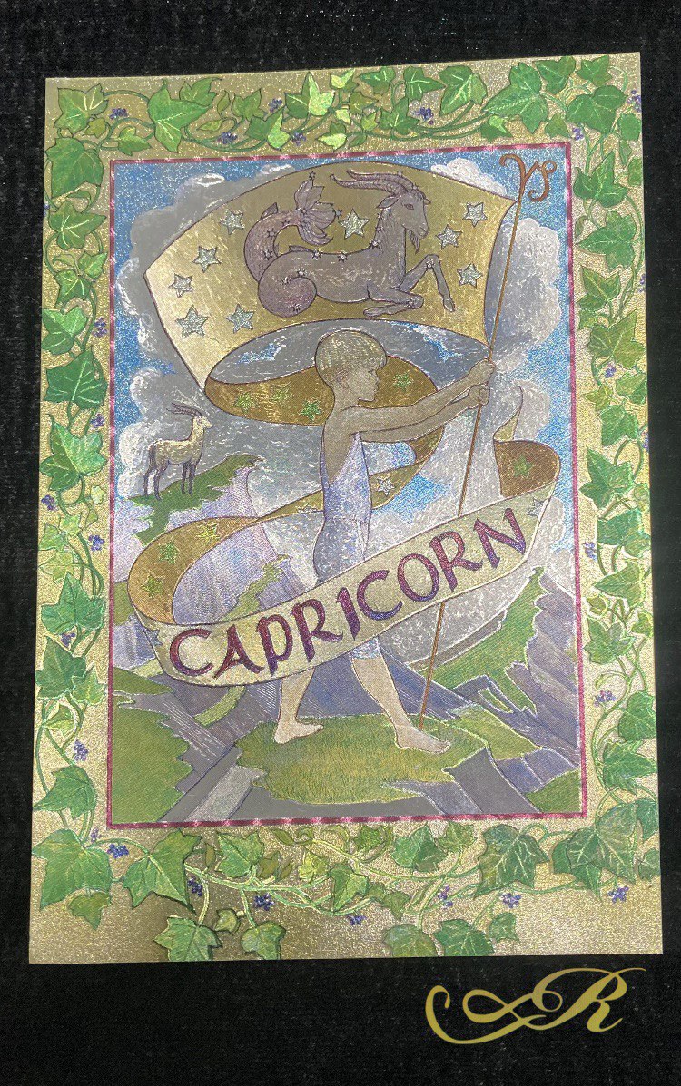Открытка " Козерог" Англия.
