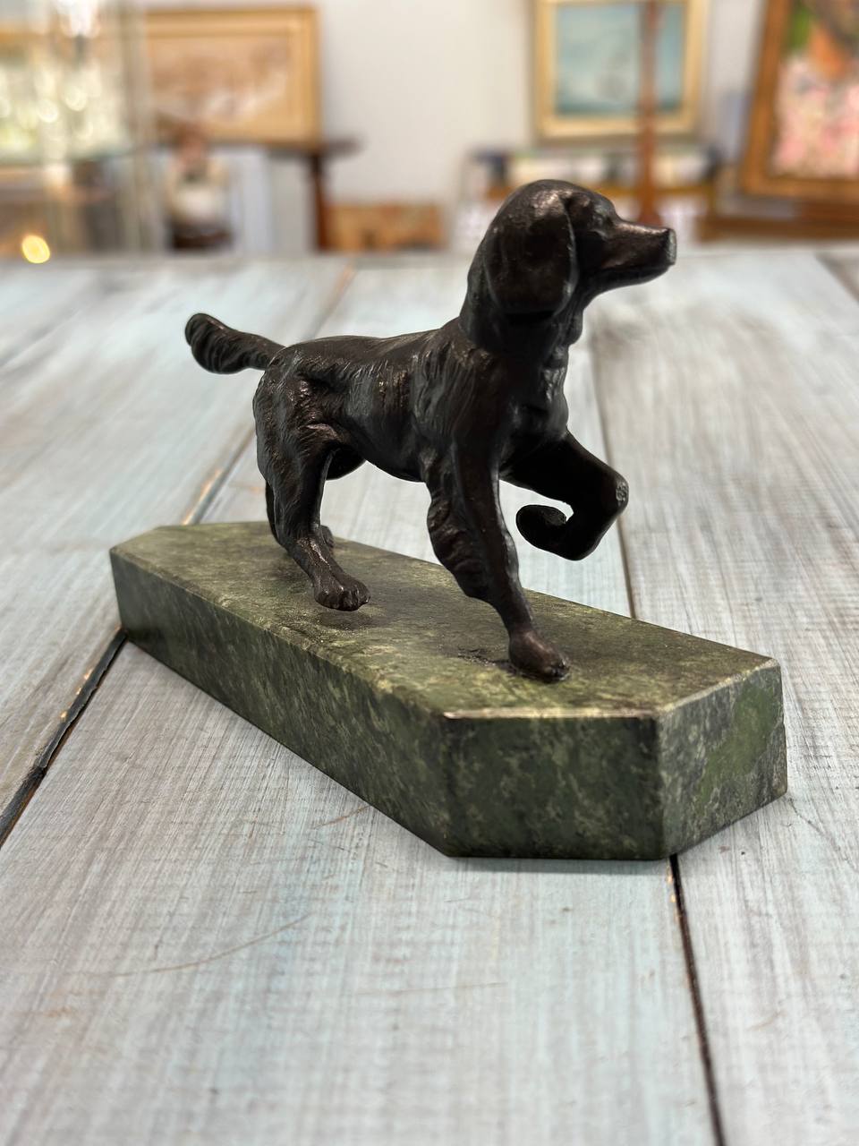 Скульптура "Собаки", чугун, камень, КАСЛИ 1972 год.