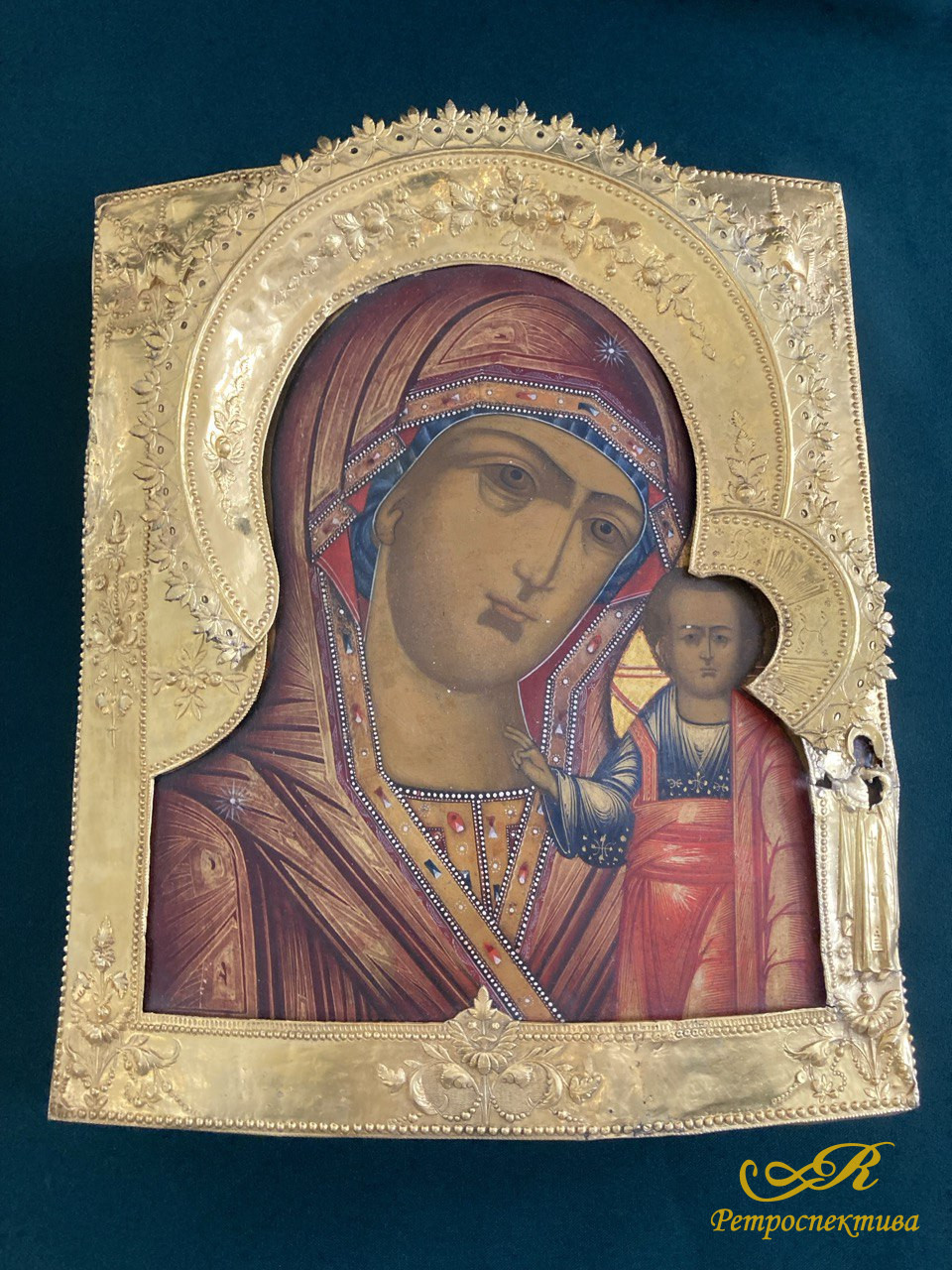 Икона "Казанская Божья Матерь" XIX век, Российская Империя