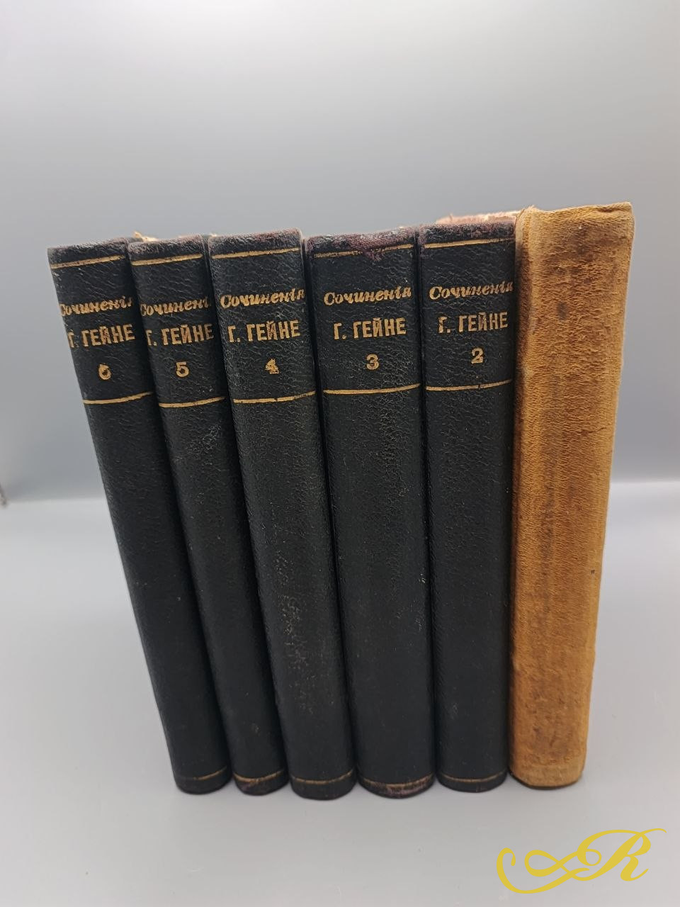 КНИГИ 1904 года Полное собрание сочинений Генрих Гейне в 6 томах 