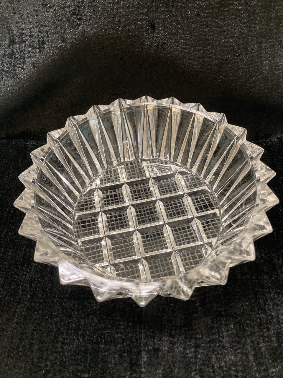 Ваза конфетница.Стекло.