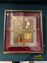 Икона "Святой Николай Чудотворец" конец XX в.