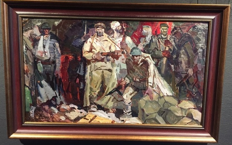 Картина «Защитники Брестской крепости», художник Старостин П.Н., сер. XX в.