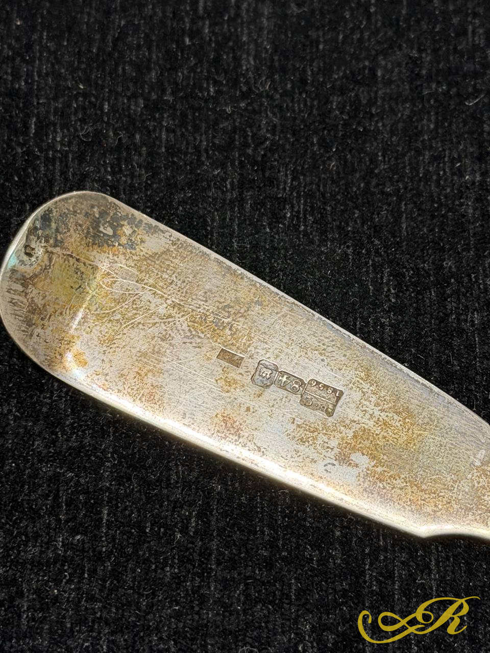 Серебряная столовая ложка 84 пробы, Казань, 1856 год, вес 50 гр.