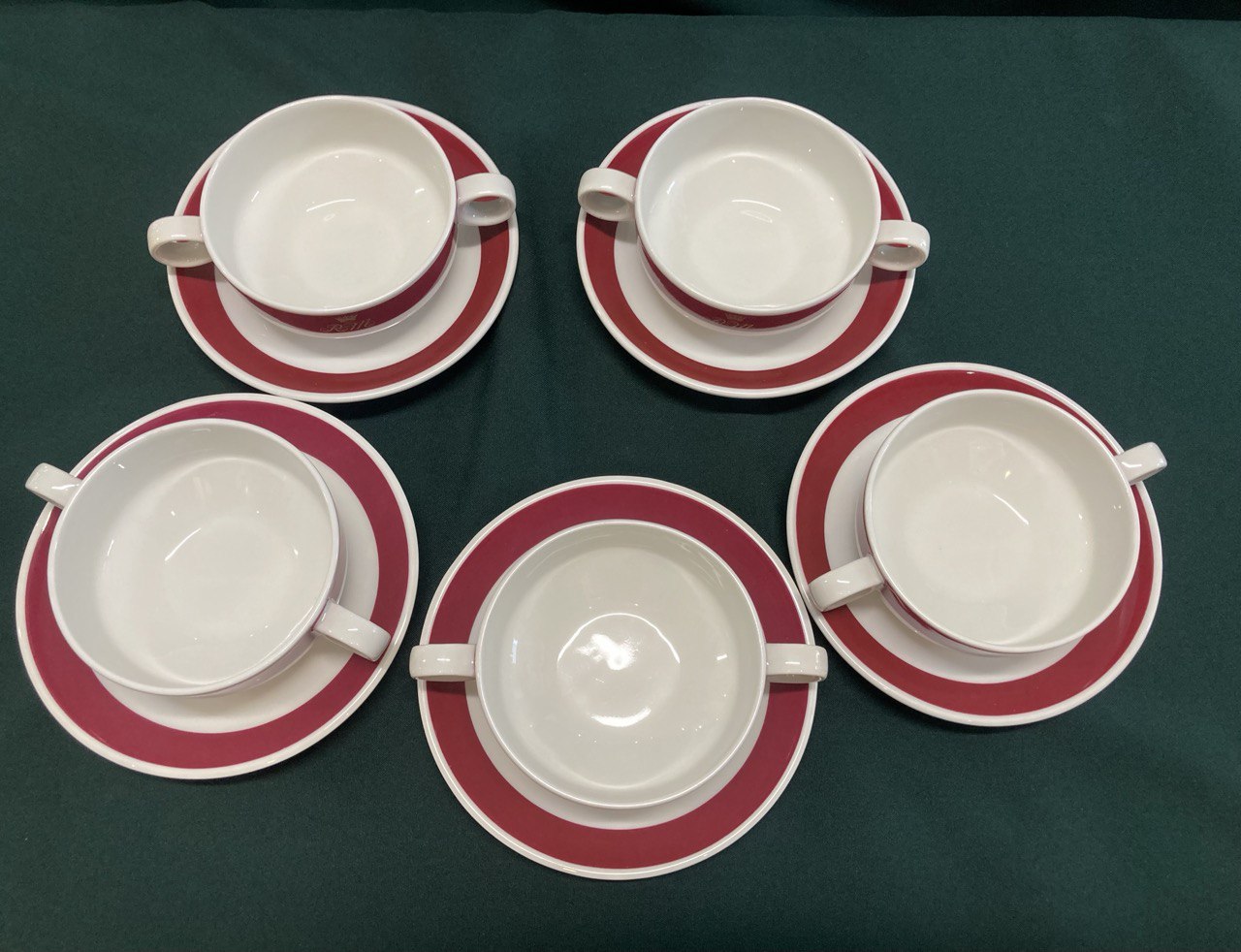 Фарфоровые суповые чаши. Компания Schonwald. Германия.