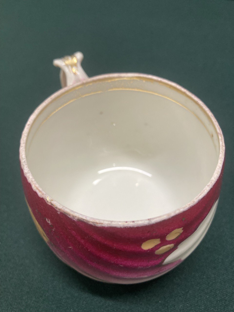 Фарфоровая чайная пара. Кузнецовский фарфор.