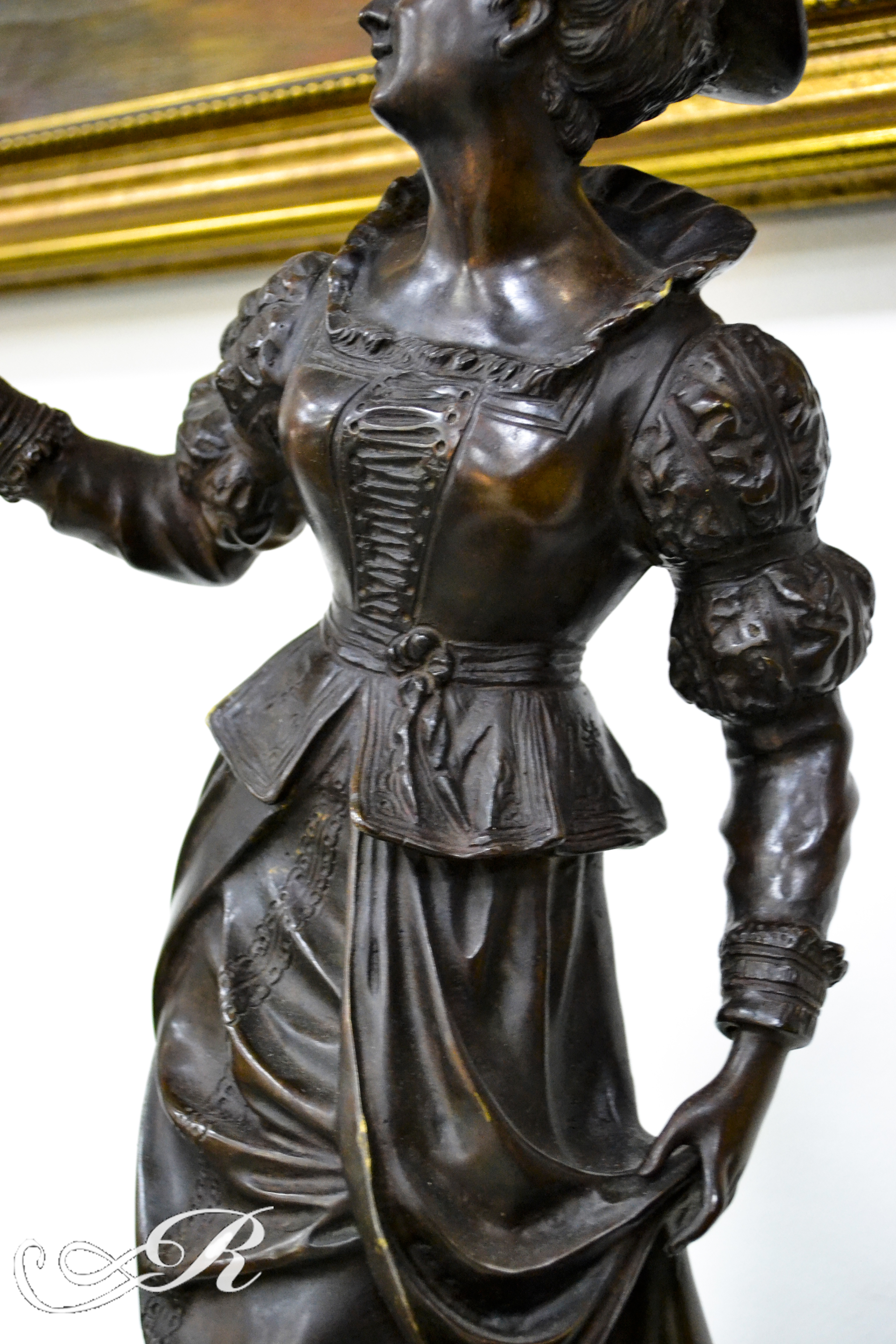 Скульптура «Фрейлина Королевы», Франция, XIX в.