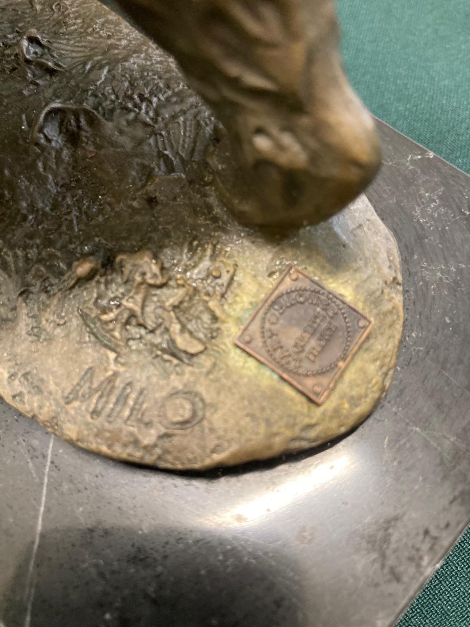 Скульптура " Медведь", сер. ХХ в. Франция