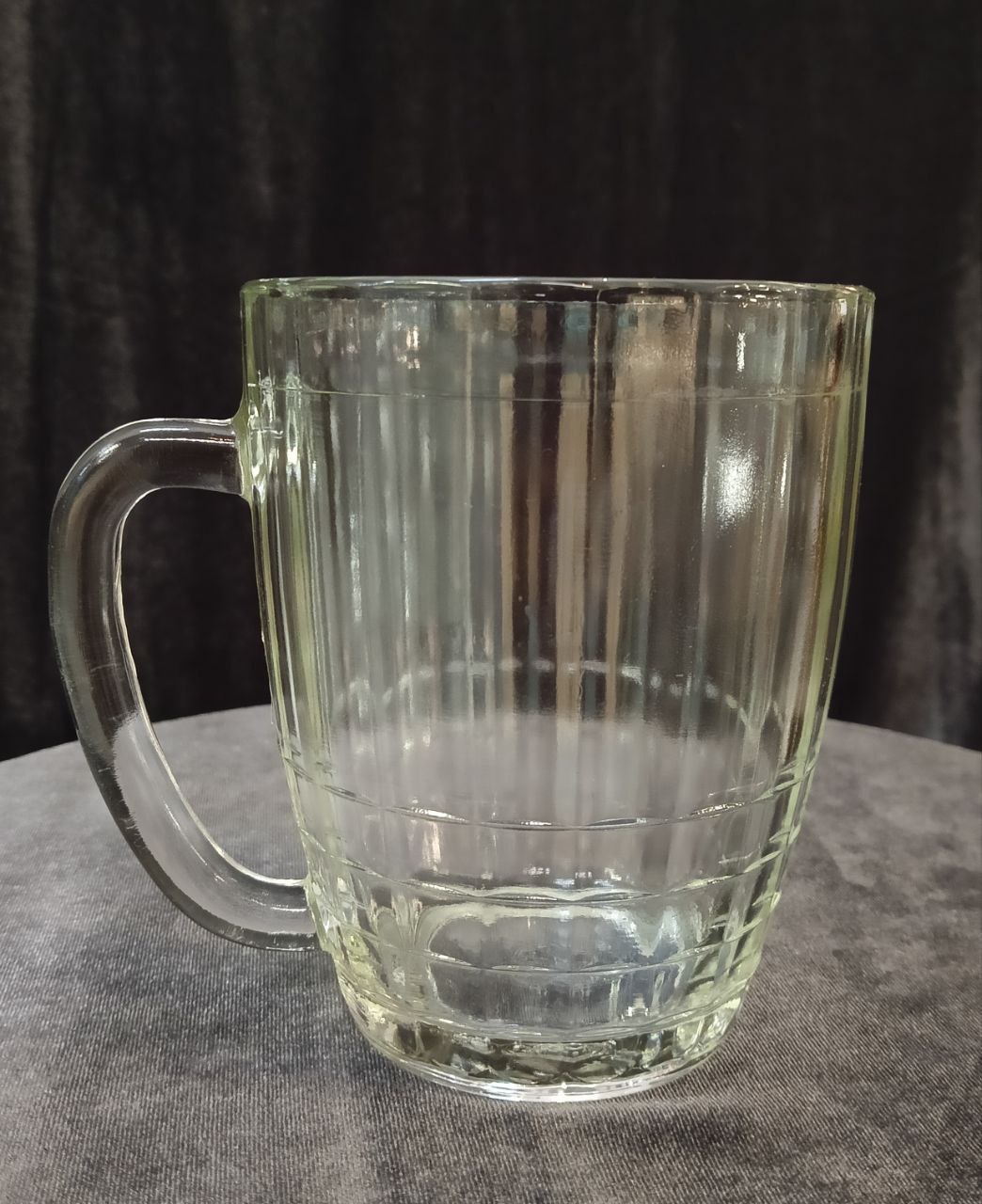 175. Кружка для пива и кваса большая, Серп и молот БЗ, СССР 70-80 гг, v = 500 мл, h= 12,5 см, d= 10 см