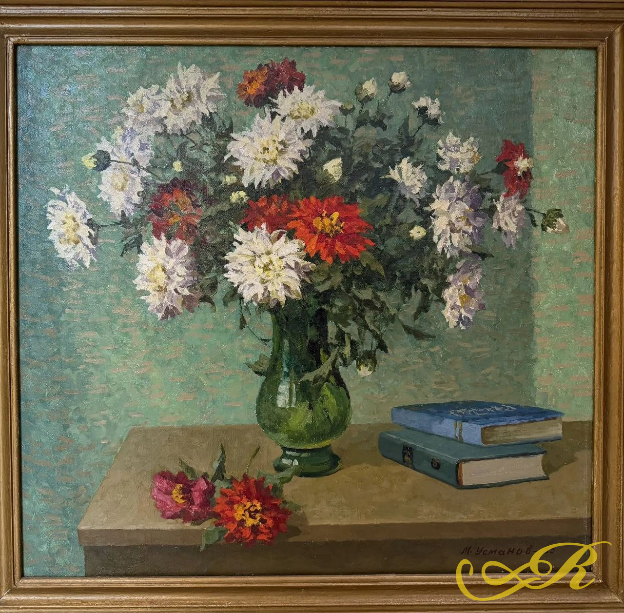 Картина М.Усманов 1985 г. 65x70 см.