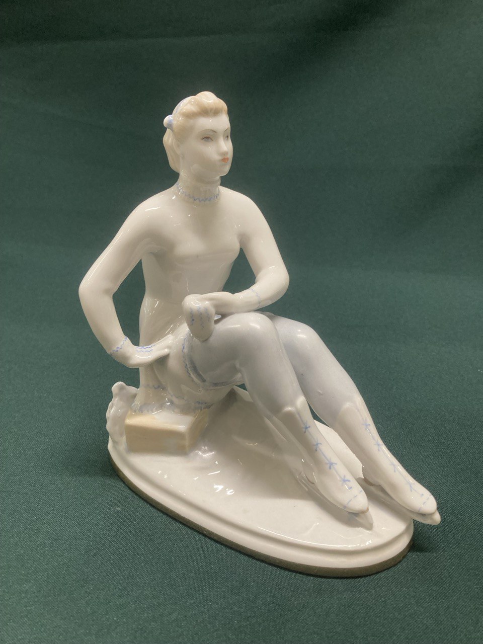 Фигуристка, конькобежка. ЛФЗ.Высота 17см