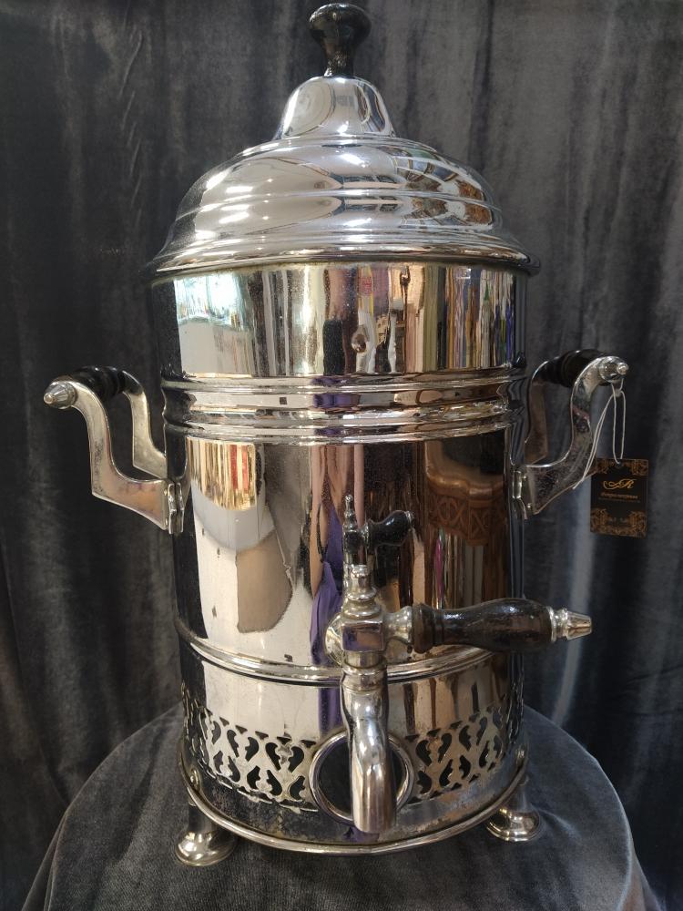 Самовар-Бульотка, хром, высота 47см