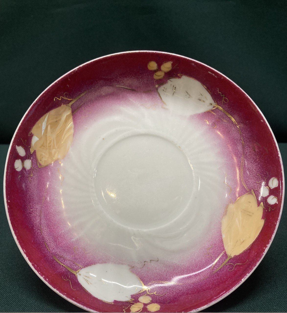 Фарфоровая чайная пара. Кузнецовский фарфор.